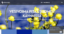 Desktop Screenshot of kemijoki.fi
